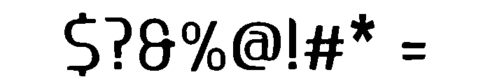 Sleek Futuristic Font OTHER CHARS