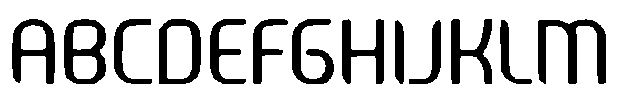Sleek Futuristic Font UPPERCASE
