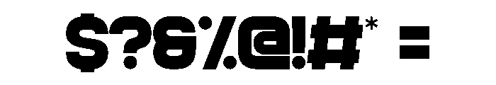 Sleeping Regular Font OTHER CHARS