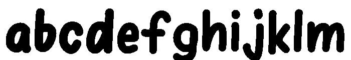 Sleeping cat FONT