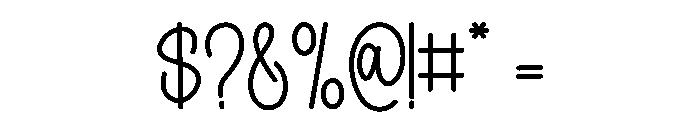 Sleepy Mama Font OTHER CHARS