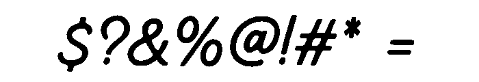 Sleeve Text Font OTHER CHARS