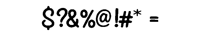 Sleeve Font OTHER CHARS