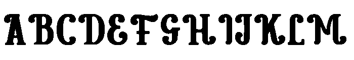 Sleighbells Font UPPERCASE