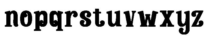 Sleighbells Font LOWERCASE