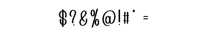 Slibing Friend Font OTHER CHARS