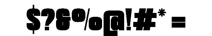 Slice Regular Font OTHER CHARS