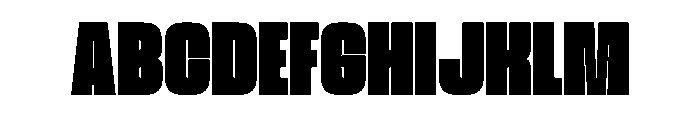Slice Regular Font UPPERCASE