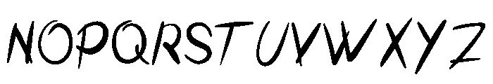 Slice Scary Regular Font UPPERCASE