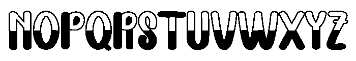 Slices Font UPPERCASE