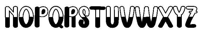 Slices Font LOWERCASE