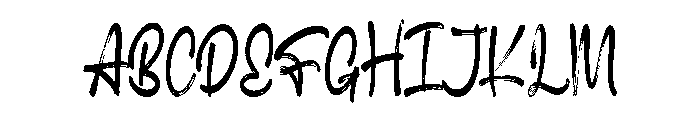 Slicker Efirates Regular Font UPPERCASE