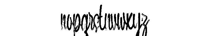 Slicker Efirates Regular Font LOWERCASE
