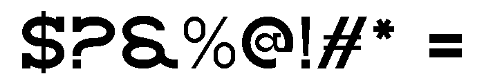 Sligba Font OTHER CHARS