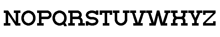 Sligba Font UPPERCASE