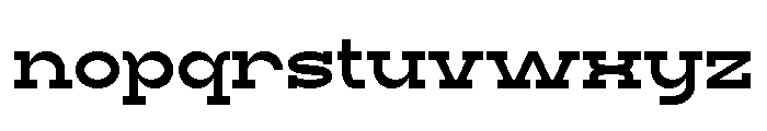 Sligba Font LOWERCASE
