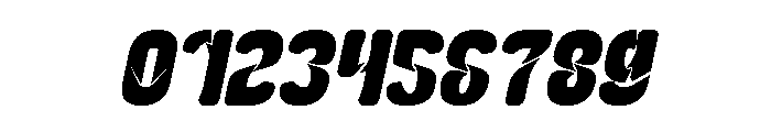 Slightly Surreal Bold Italic Font OTHER CHARS