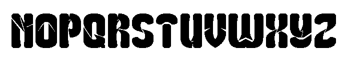Slightly Surreal Bold Font UPPERCASE