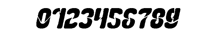 Slightly Surreal Italic Font OTHER CHARS