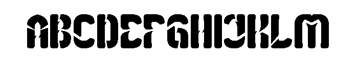 Slightly Surreal-Light Font UPPERCASE