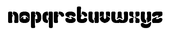 Slightly Surreal Font LOWERCASE