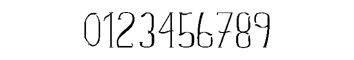 Slim lines Font OTHER CHARS