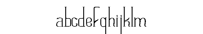 Slim lines FONT