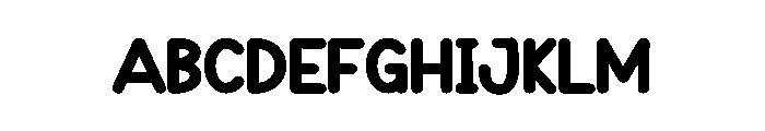 Slime Christmas Font UPPERCASE