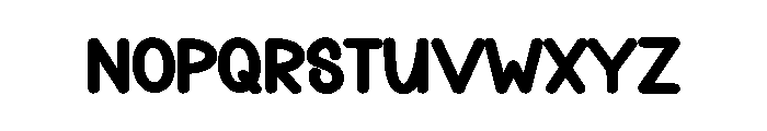 Slime Christmas Font UPPERCASE
