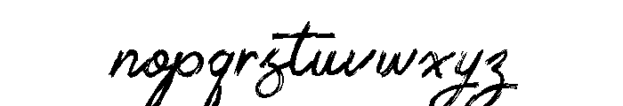 Slimey Font LOWERCASE