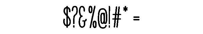 Slimora Font OTHER CHARS