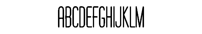 Slimora Font UPPERCASE