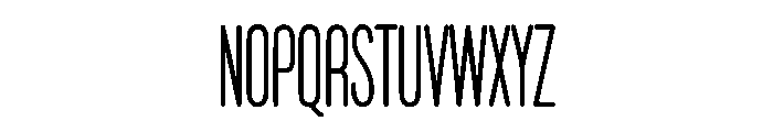 Slimora Font UPPERCASE