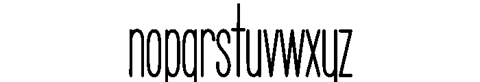 Slimora Font LOWERCASE