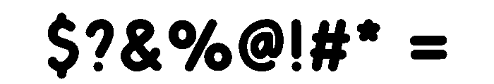 Slimy Beast Font OTHER CHARS