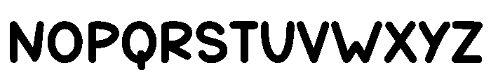 Slimy Beast Font UPPERCASE