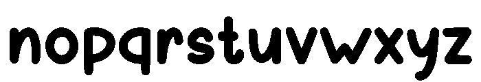 Slimy Beast Font LOWERCASE