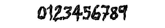 Slimy Horror By Squeeb  Regular Font OTHER CHARS