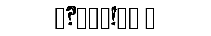 Slimy Horror By Squeeb  Regular Font OTHER CHARS