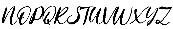Sling Note Font UPPERCASE