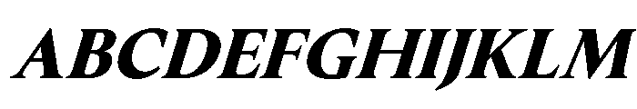 Slingera Black Italic Font UPPERCASE
