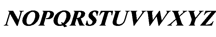 Slingera Black Italic Font UPPERCASE