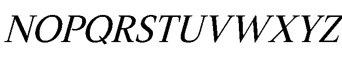 Slingera Med Cond Ita Font UPPERCASE