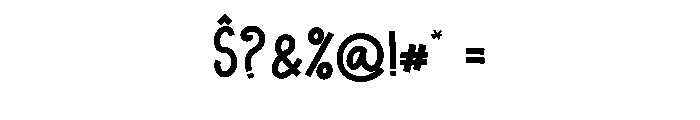 Slip Slap Font OTHER CHARS