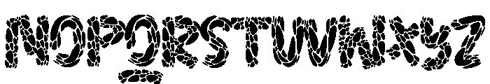Slip Slap Font UPPERCASE