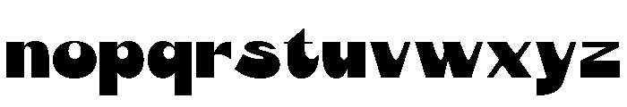 Slito Regular Font LOWERCASE