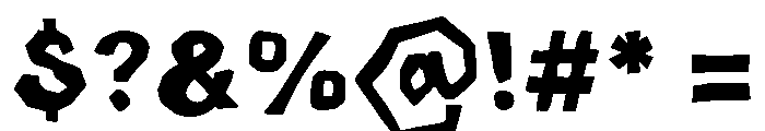 Slober Regular Font OTHER CHARS