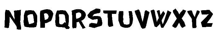 Slober Regular Font UPPERCASE