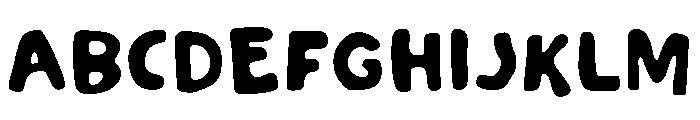 Slober Smooth Font UPPERCASE
