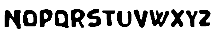 Slober Smooth Font UPPERCASE